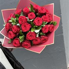 24 red roses