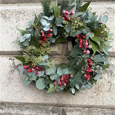Winter berry wreath 