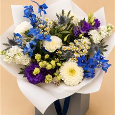 Blue &amp; White handtie