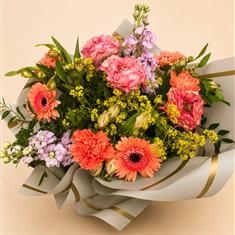 Coral and Lilac 