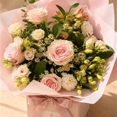 Blush and White 