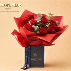 12 red rose 