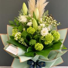 Pampas WHite and Green 