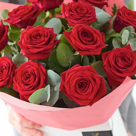 Dozen Luxury Red Roses Penelope Fleur Florist Edinburgh